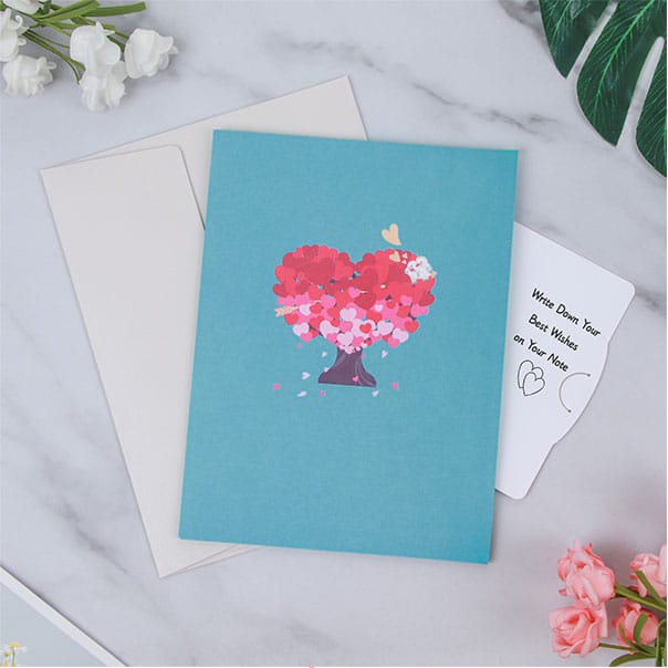Love Tree Valentines Day Pop Up Card