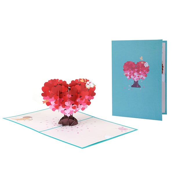 Love Tree Valentines Day Pop Up Card