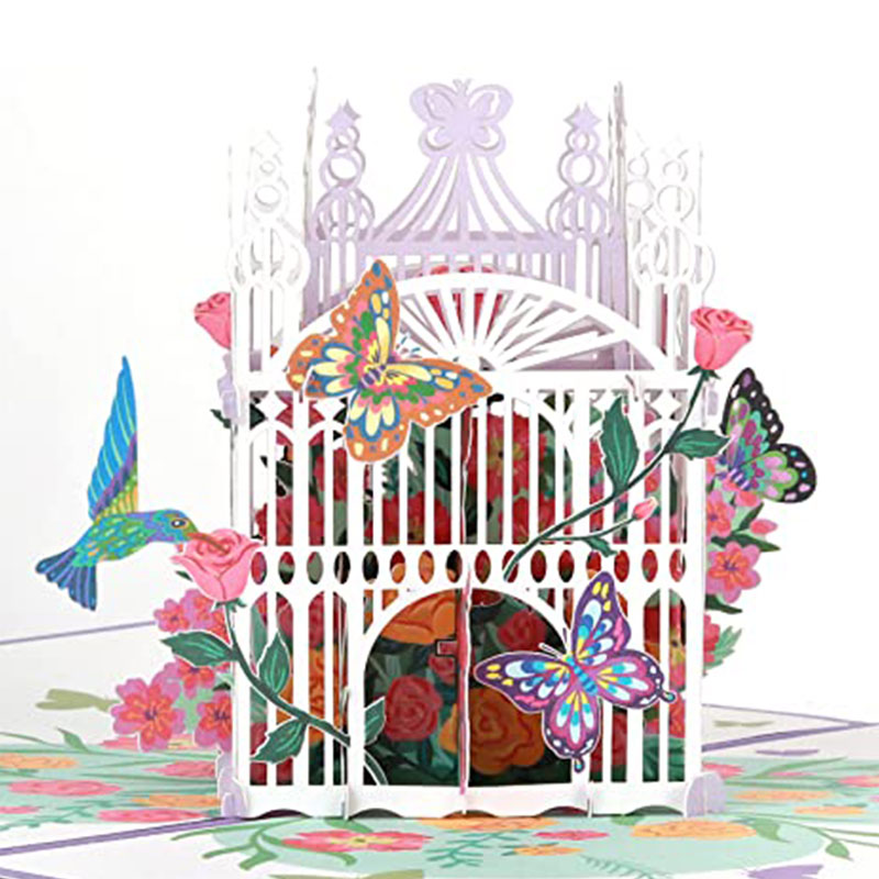 Flower Cage Mother's Day Pop Up Card