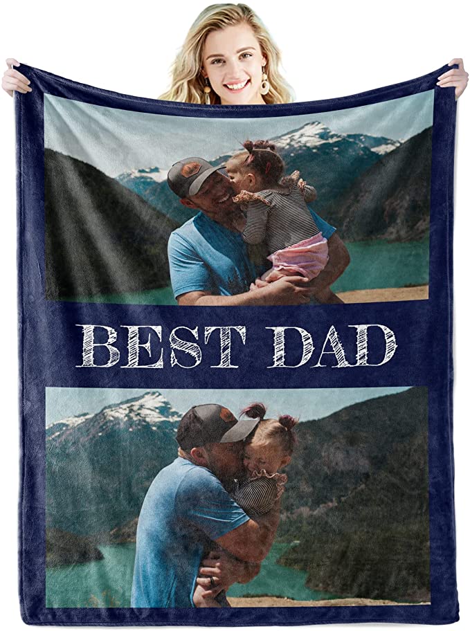 Custom Blanket with Words Picture Collage