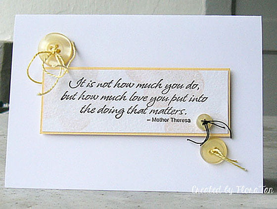 Cute As A Button Cards