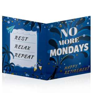 Giant Happy Retirement Card