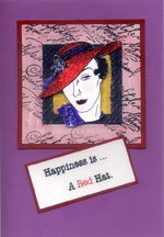 Red Hats Cards Made For The Red Hatters