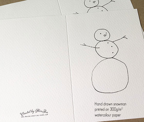 Watercolor Christmas Cards