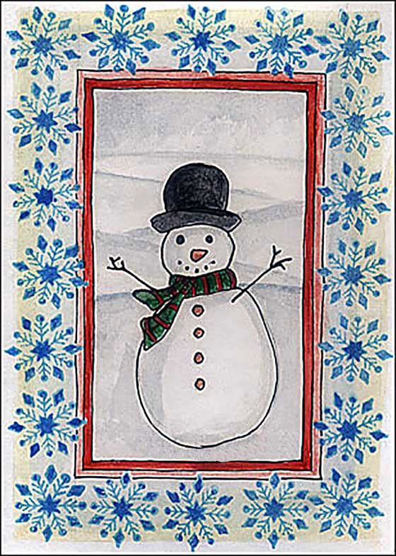 Watercolor Christmas Cards